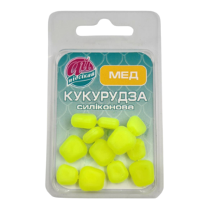 Плаваюча силіконова кукурудза МЕД у блістері (12шт/1уп)