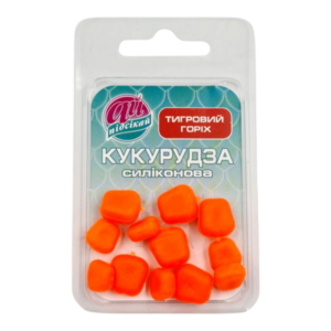 Плаваюча силіконова кукурудза ТИГРОВИЙ ГОРІХ у блістері (12шт/1уп)