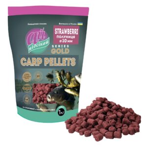 CARP Pellets STRAWBERRI  6,0 мм 1000г у зіп упаковці