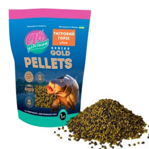 Pellets GOLD  3.0 мм "ТИГРОВИЙ ГОРІХ" у зіп. упаковці