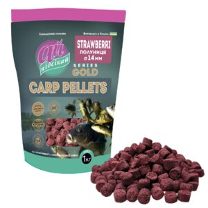 CARP Pellets STRAWBERRI  10,0 мм 1000г у зіп упаковці