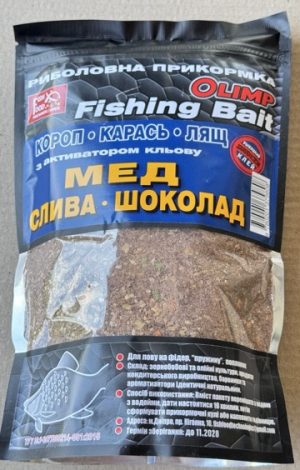 Прикормка Fishing Bait "ОLIMP"Короп Карася Лящ( Мед+слива+шоколад)