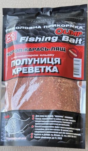 Прикормка Fishing Bait"ОLIMP" Короп Лящ( Полуниця+креветка)