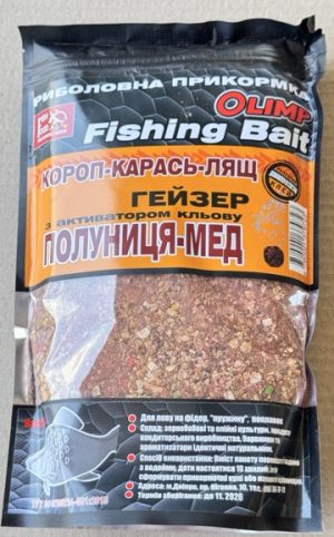 Прикормка Fishing Bait Гейзер (Мед-клубника)